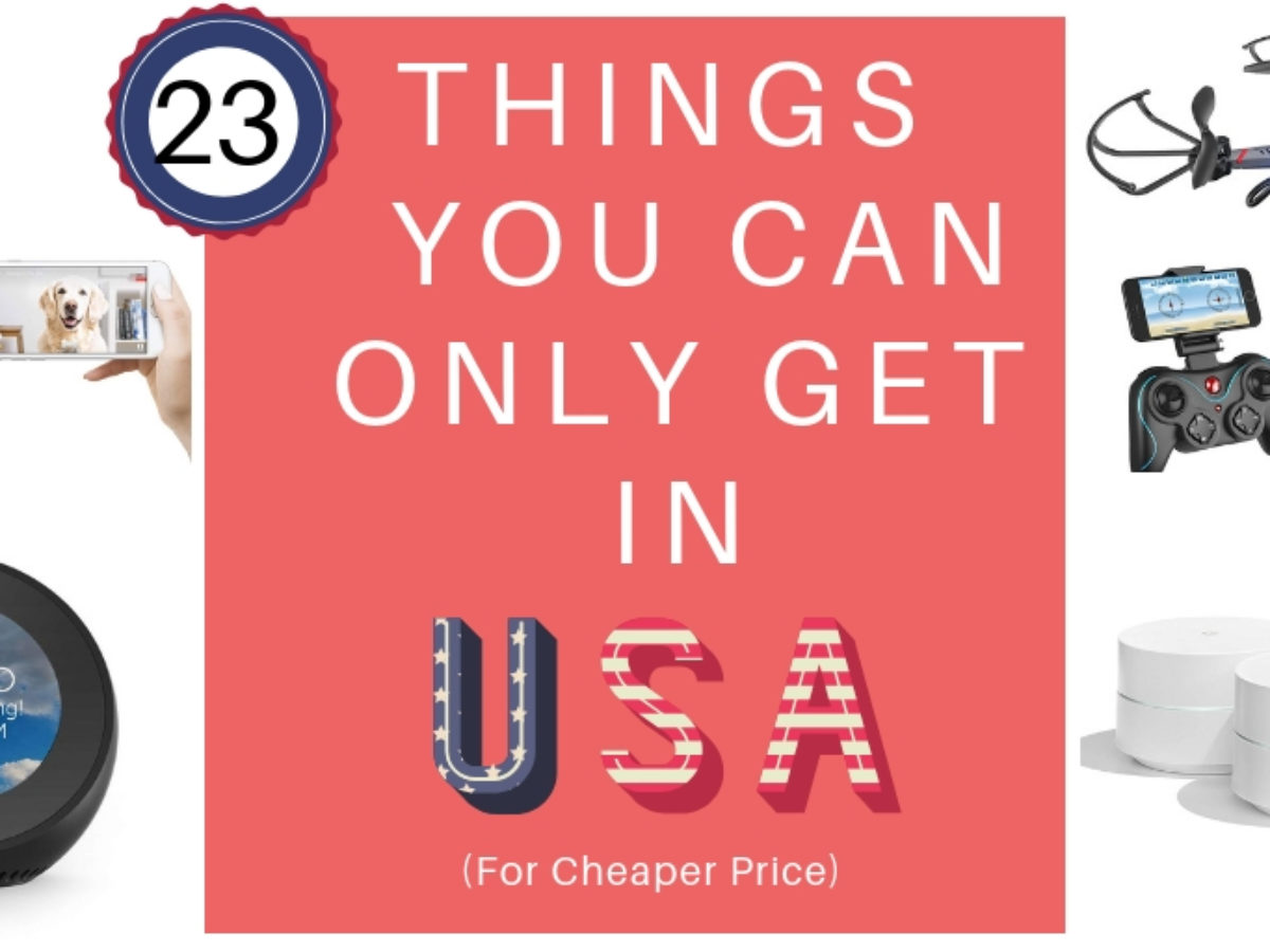 What things to Buy from the USA to India that are Cheaper